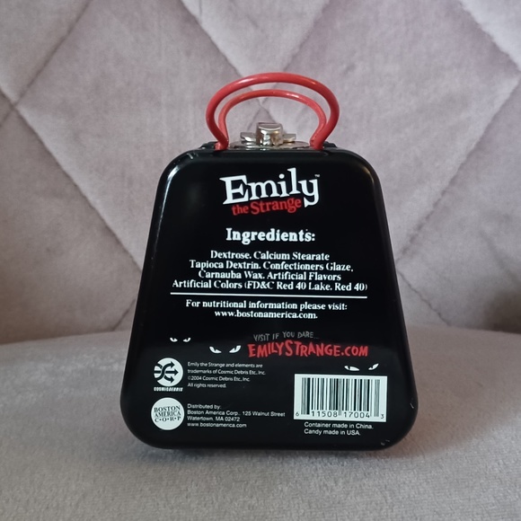 Vintage Emily the Strange Sinimints Tin Mini Purse 90s - Picture 2 of 6